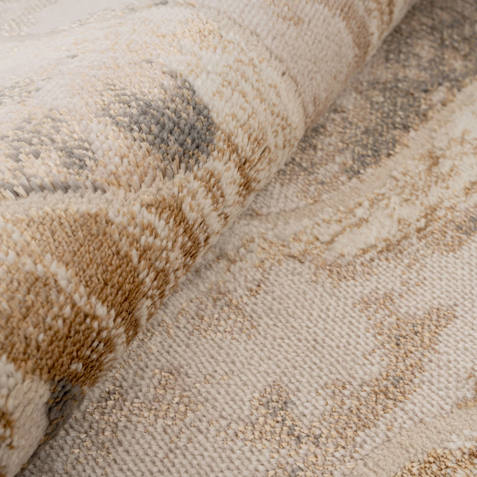 Beige Coral Design Rug - Poema - Image 3