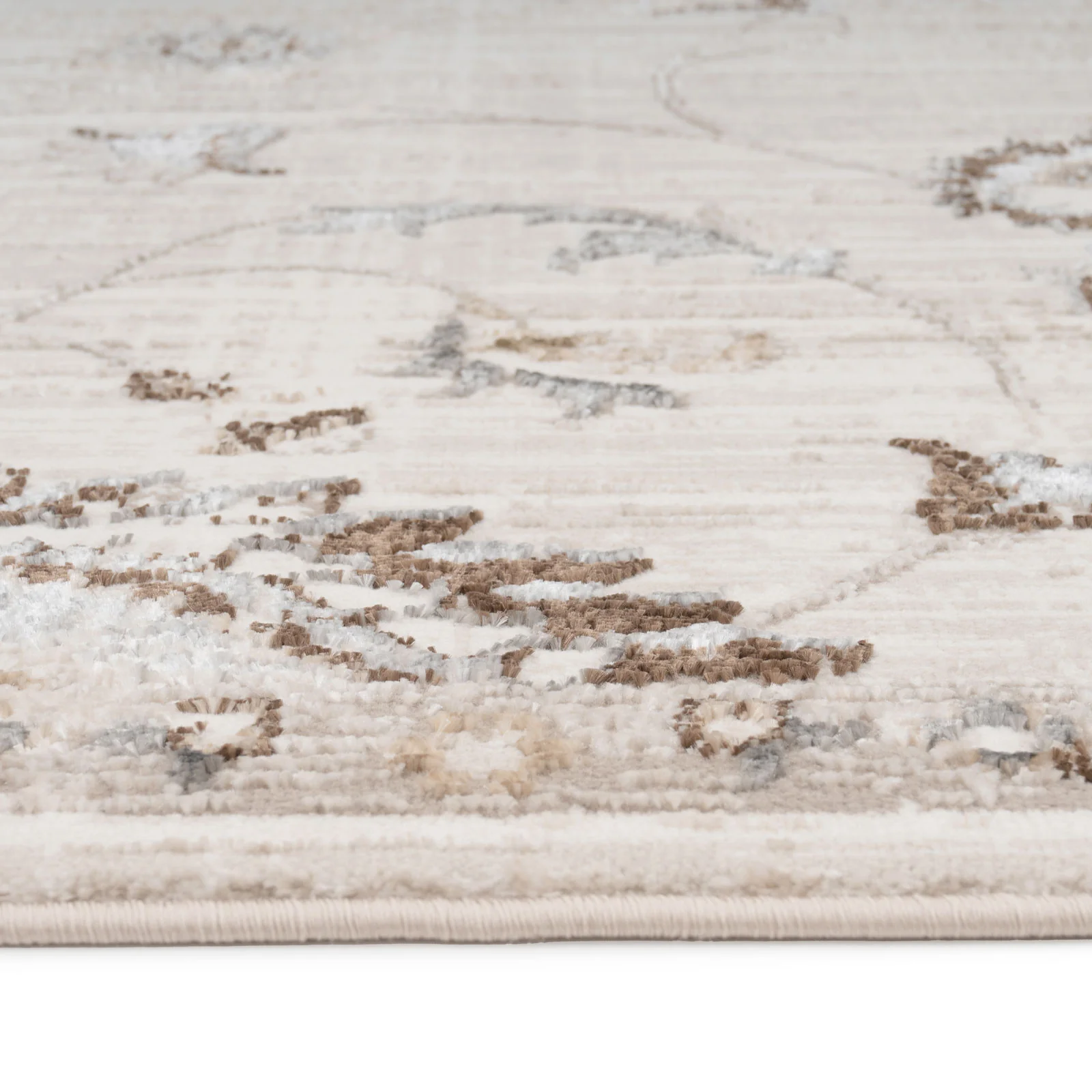 Beige Floral Vine Rug - Lata - Image 2
