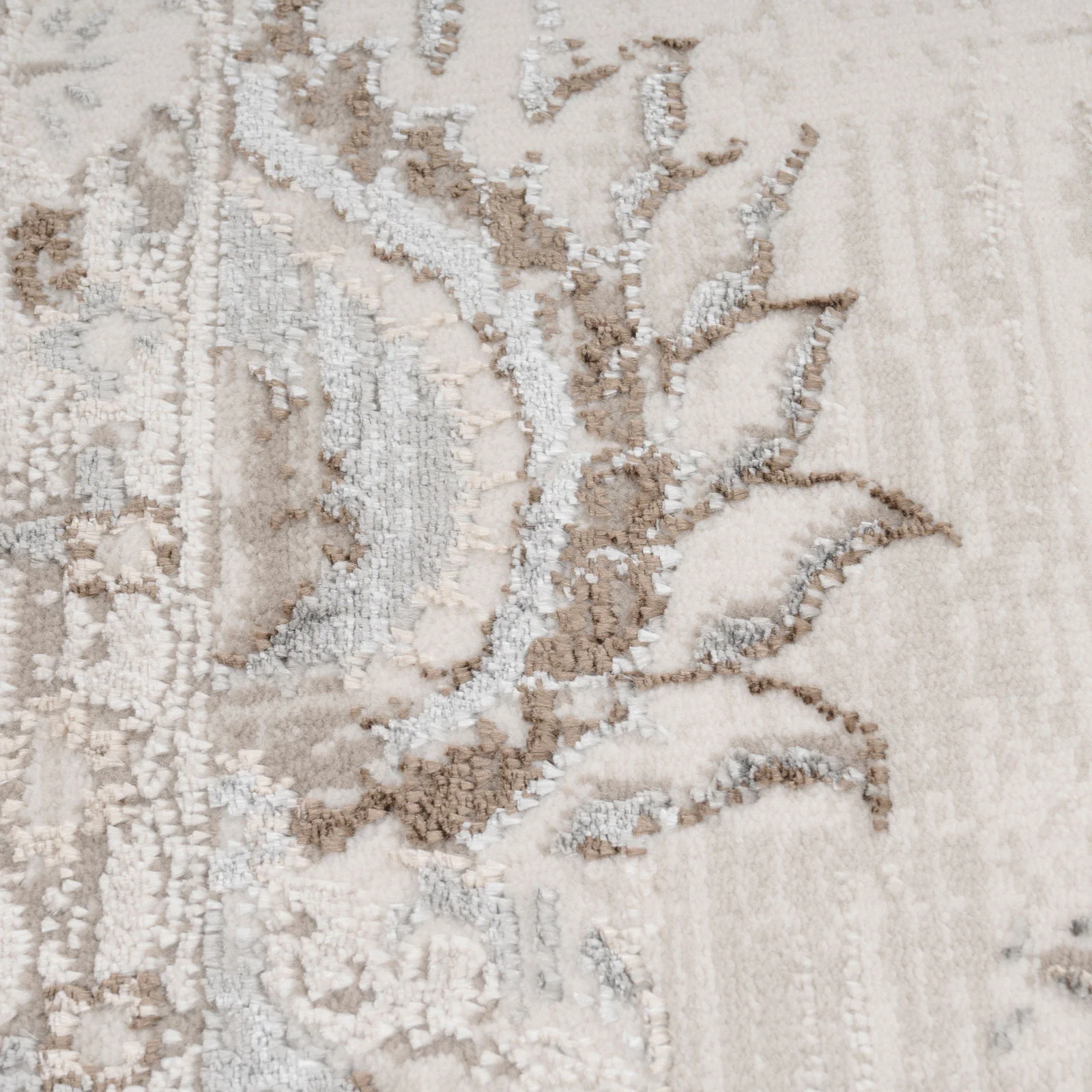 Beige Floral Vine Rug - Lata - Image 6