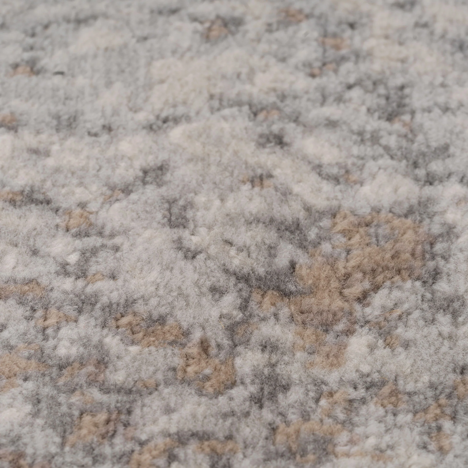 Beige Grey Distressed Area Rug - Image 8