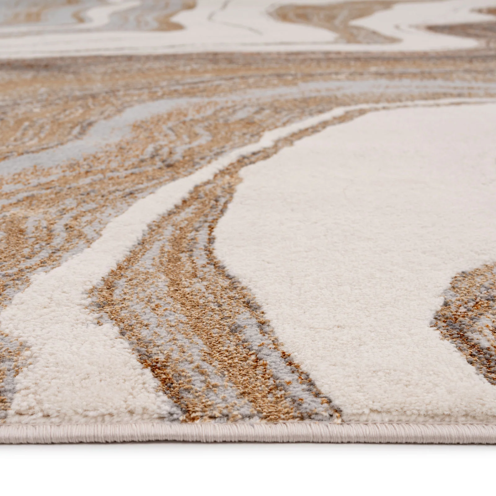 Beige Natural Layers Rug - Aliz - Image 2