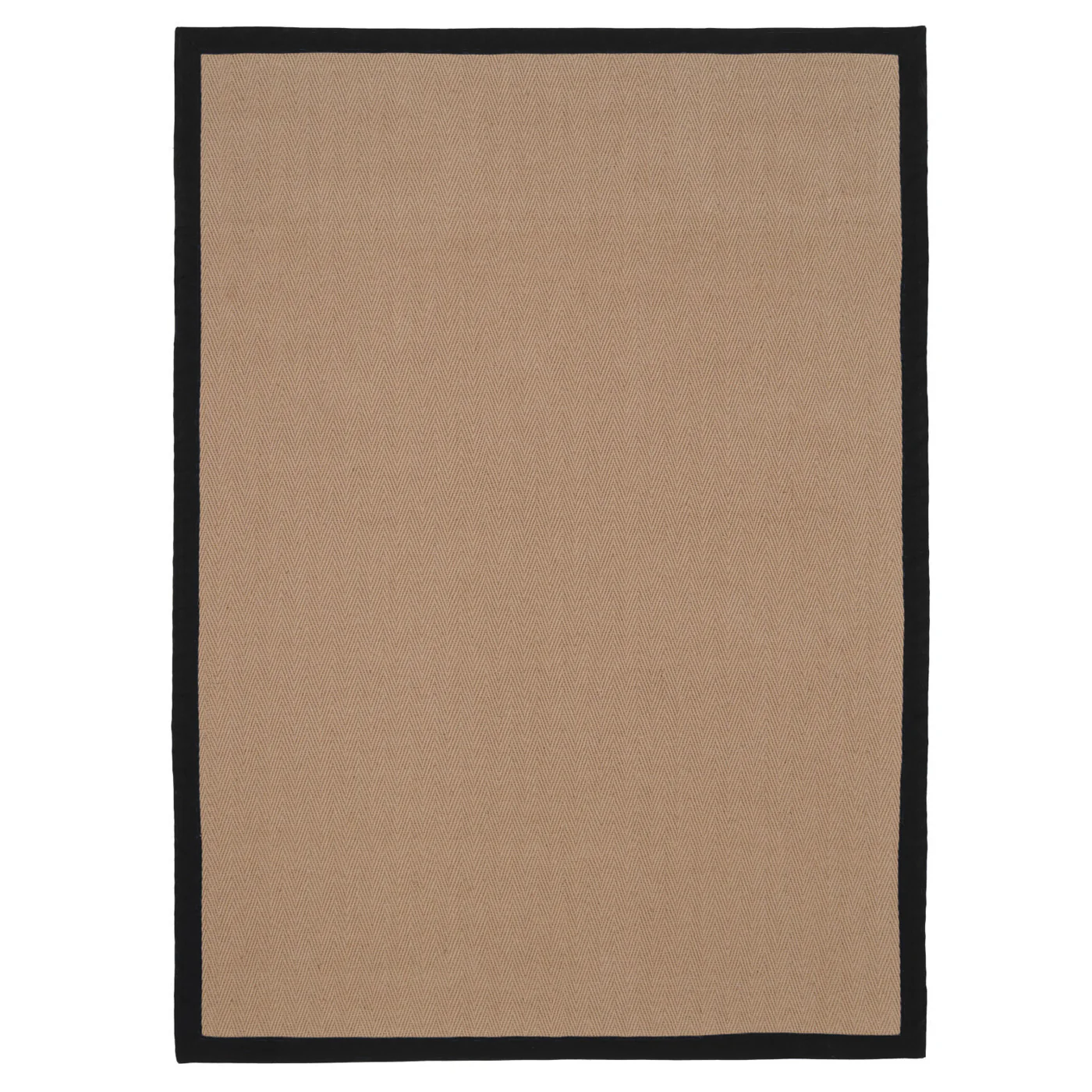 Black Border Jute Rug - Juliette Black