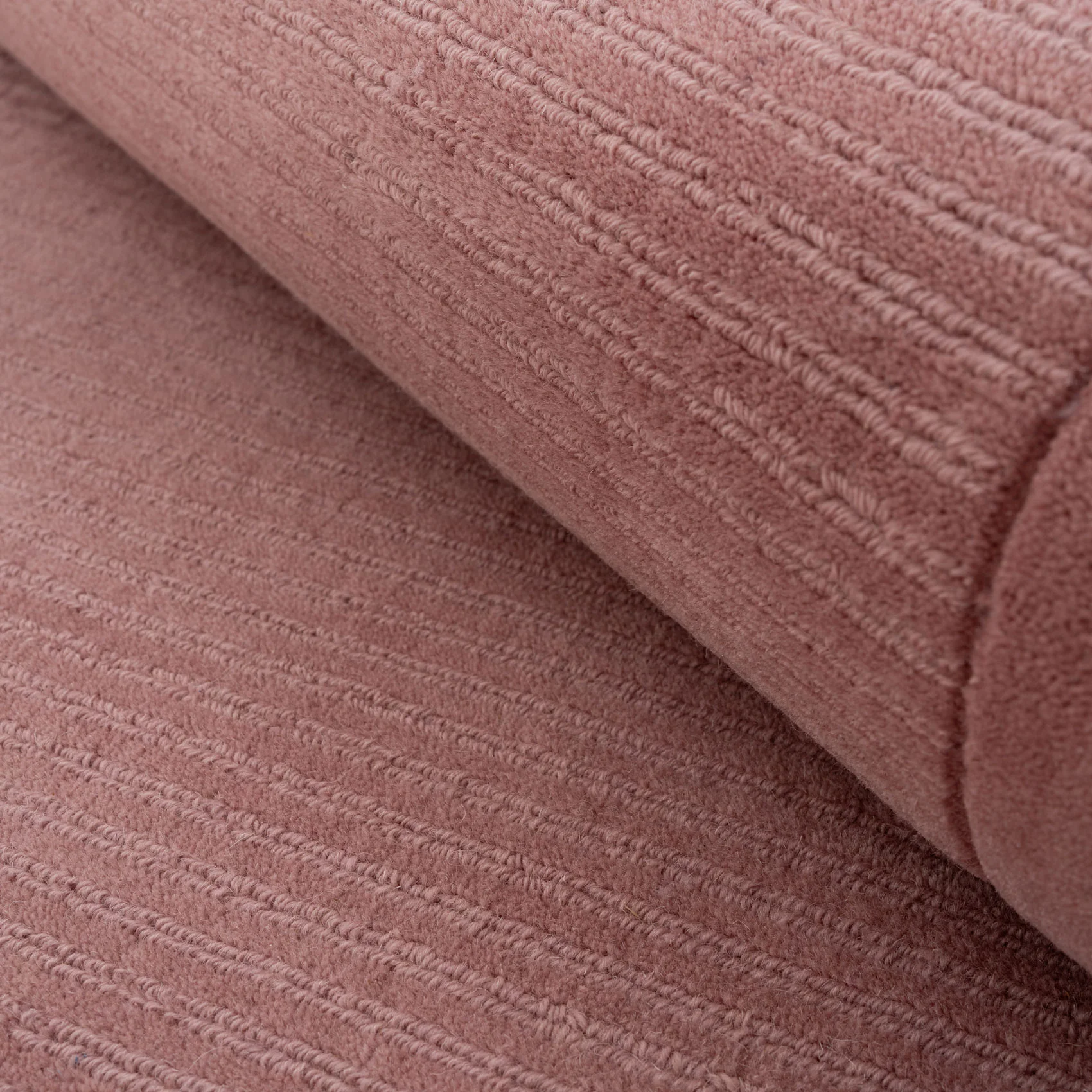 Blush Bordered Wool Rug - Olann Blush - Image 4