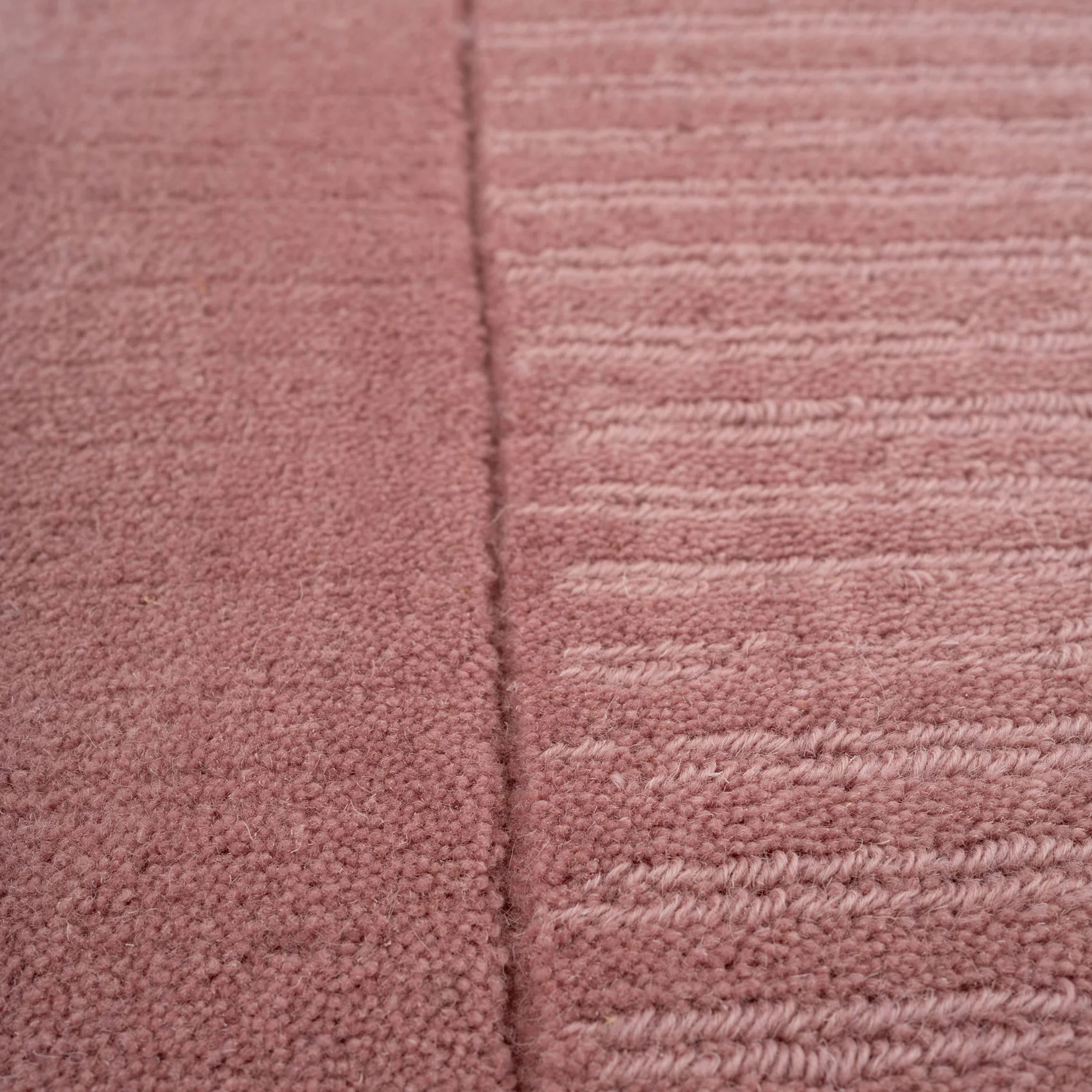 Blush Bordered Wool Rug - Olann Blush - Image 7