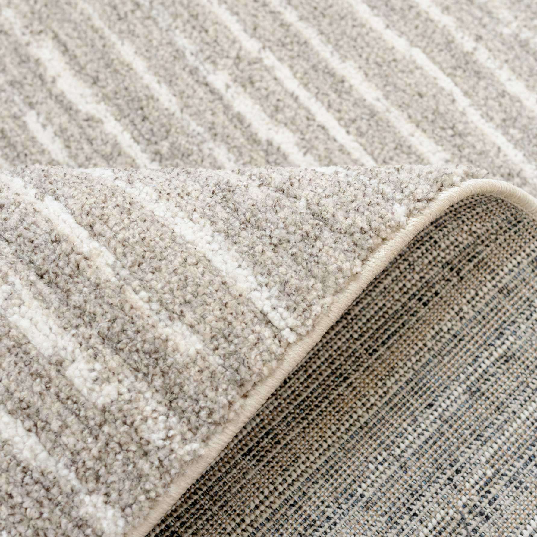 Cosy Soft Diamond Beige Moroccan Berber Bedroom Rug - Image 6