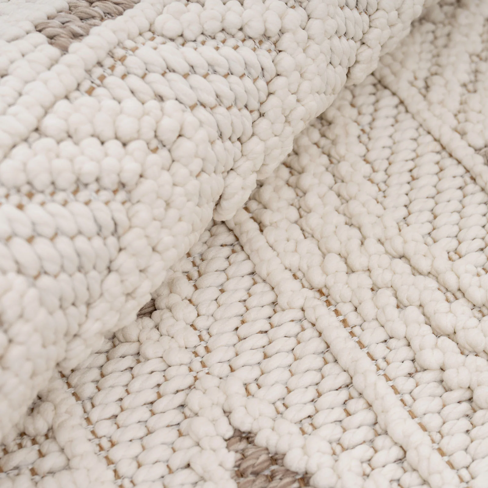 Cream Beige Boho Rug - Sachi - Image 7