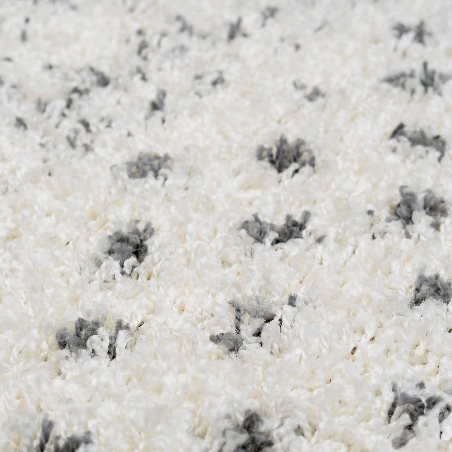 Cream Scandi Nordic Shaggy Rug - Image 6