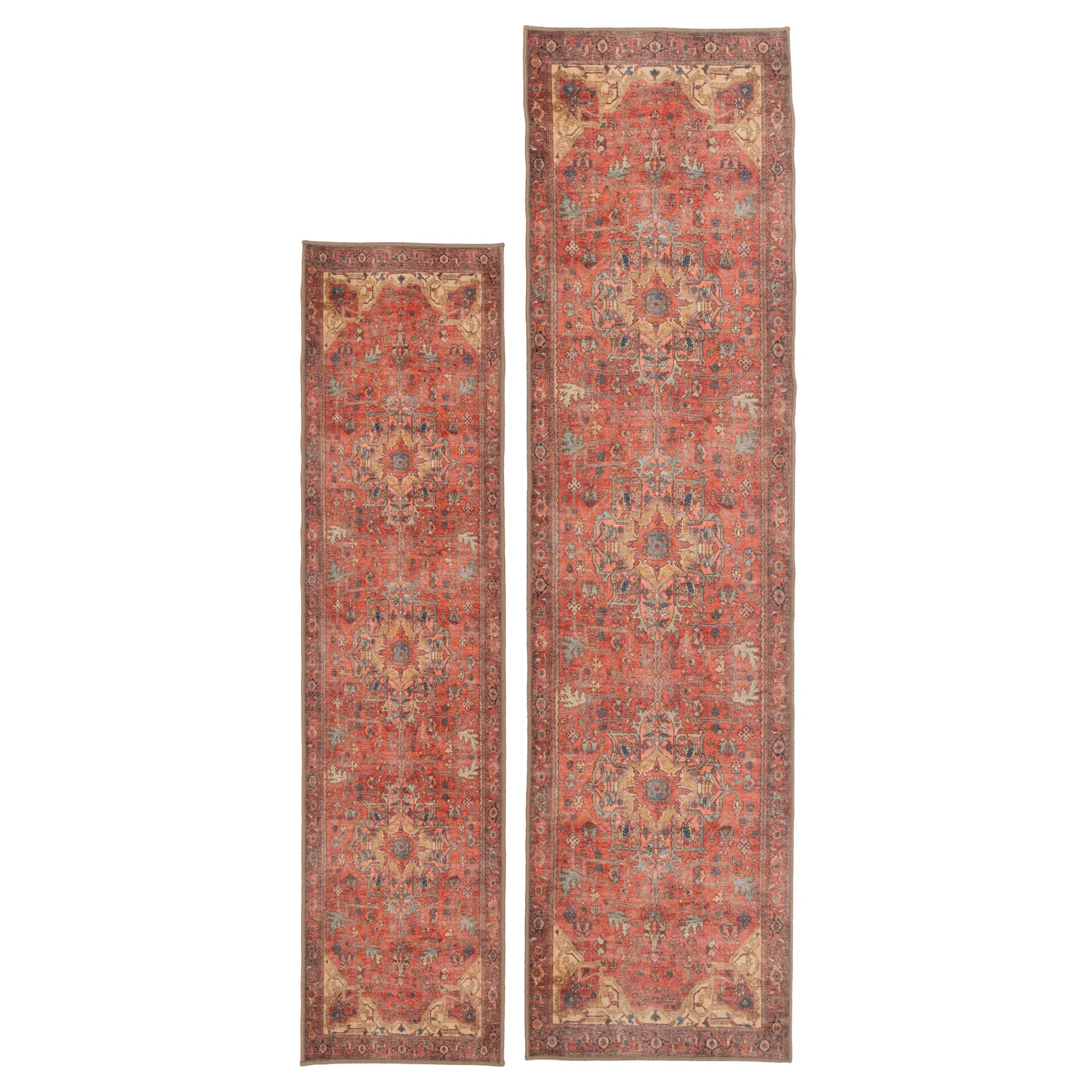 Kashan Washable Terracotta Rug - Viv - Image 16
