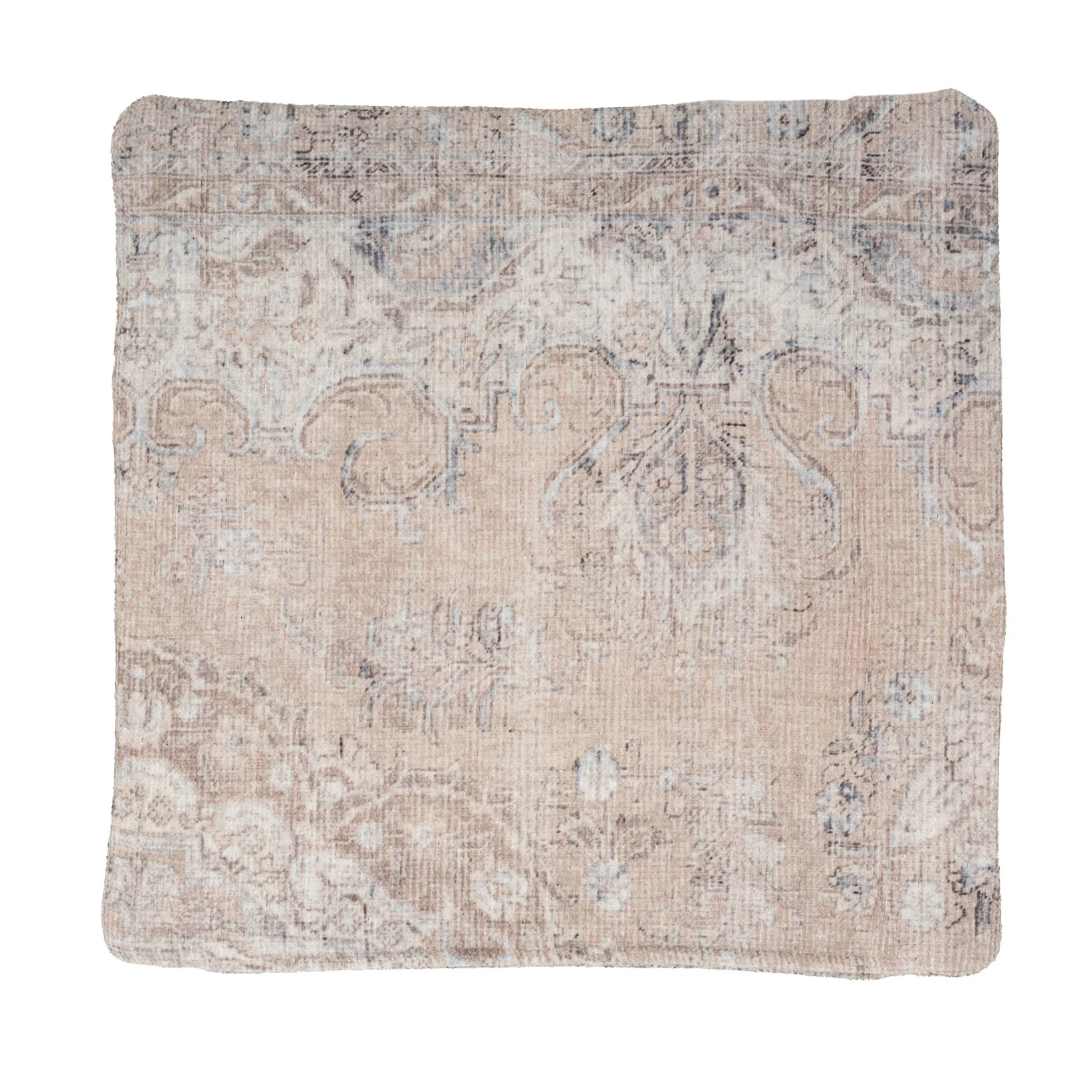 Distressed Beige Cushion Cover - Image 2