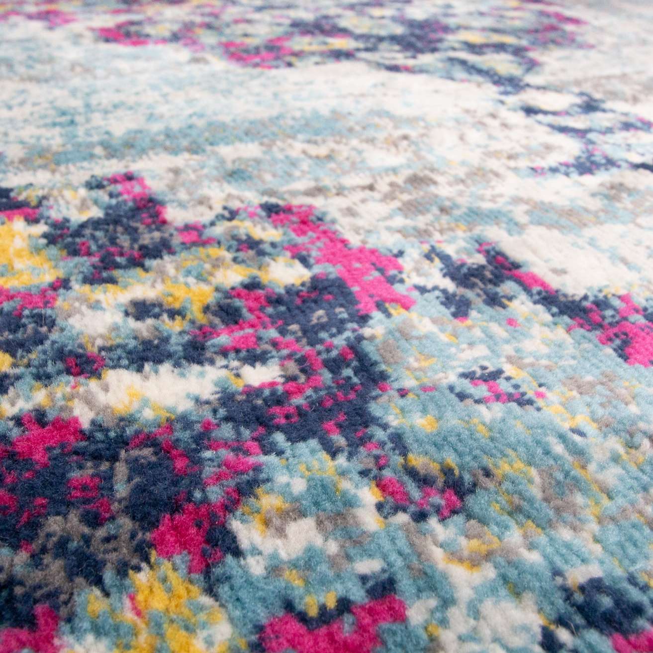 Faded Distressed Colourful Oriental Pattern Runner  Rug - Image 7