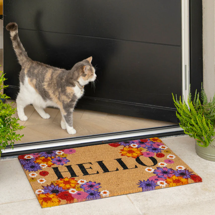 Floral Blooms Coir Doormat - Image 2