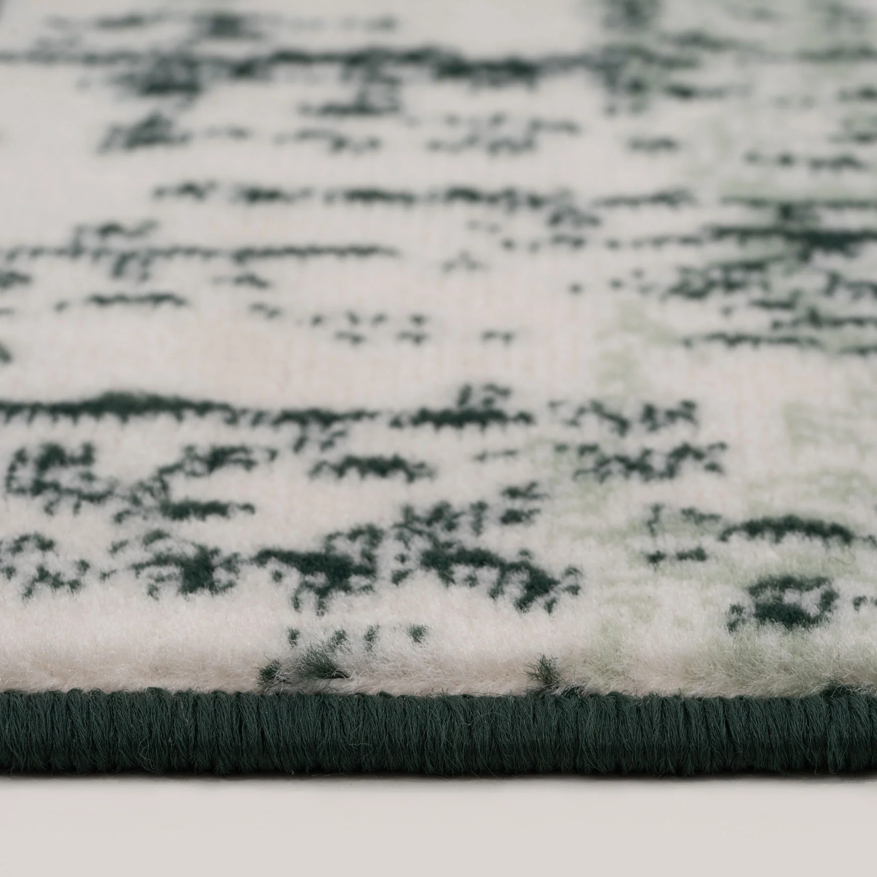Green Distressed Living Room Rug - Image 4