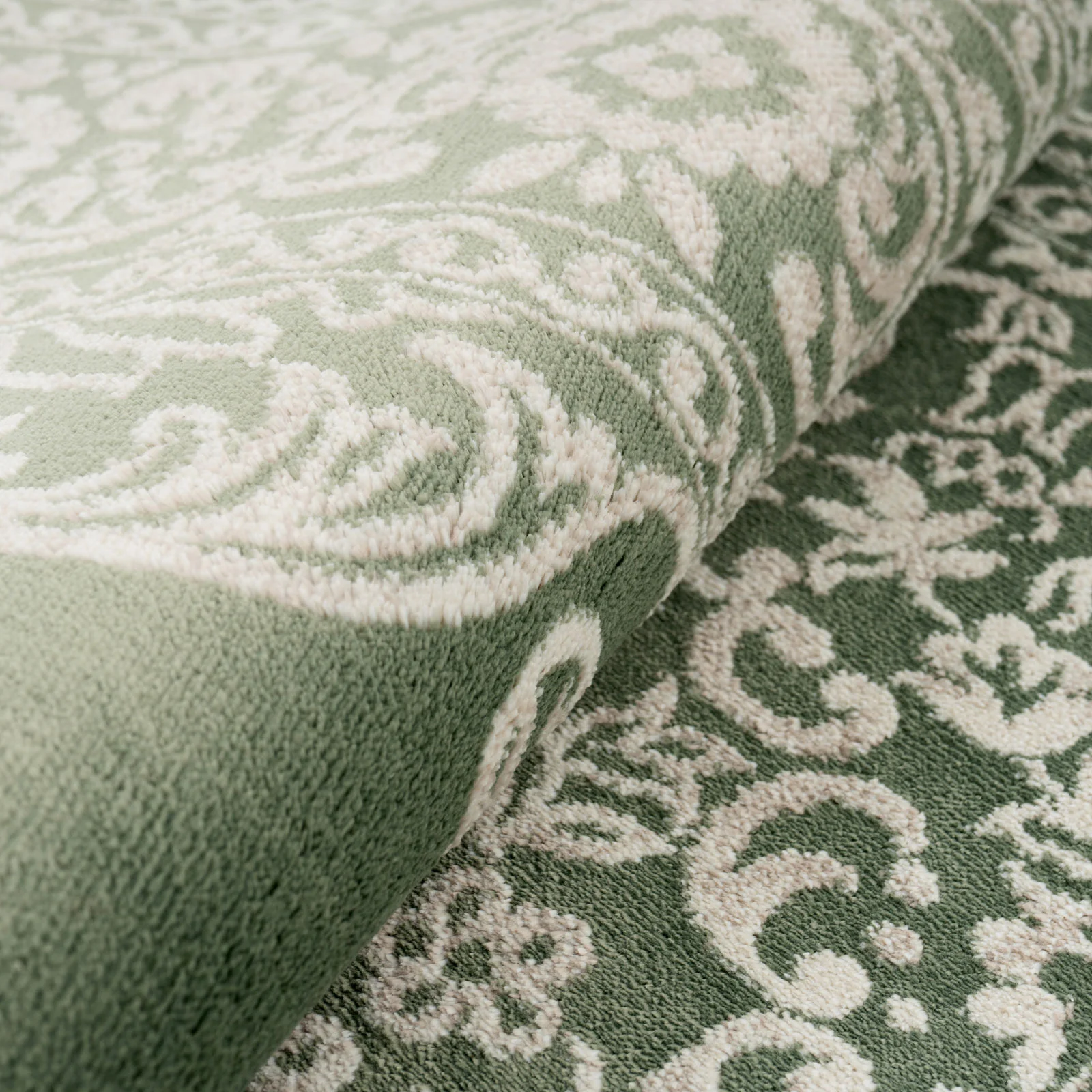 Green Ornate Medallion Rug - Jamila - Image 3