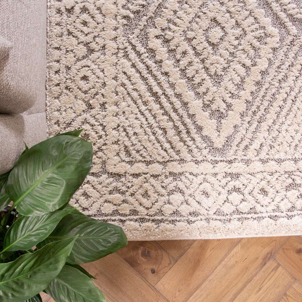 Grey Scandi Trellis Rug - Image 5