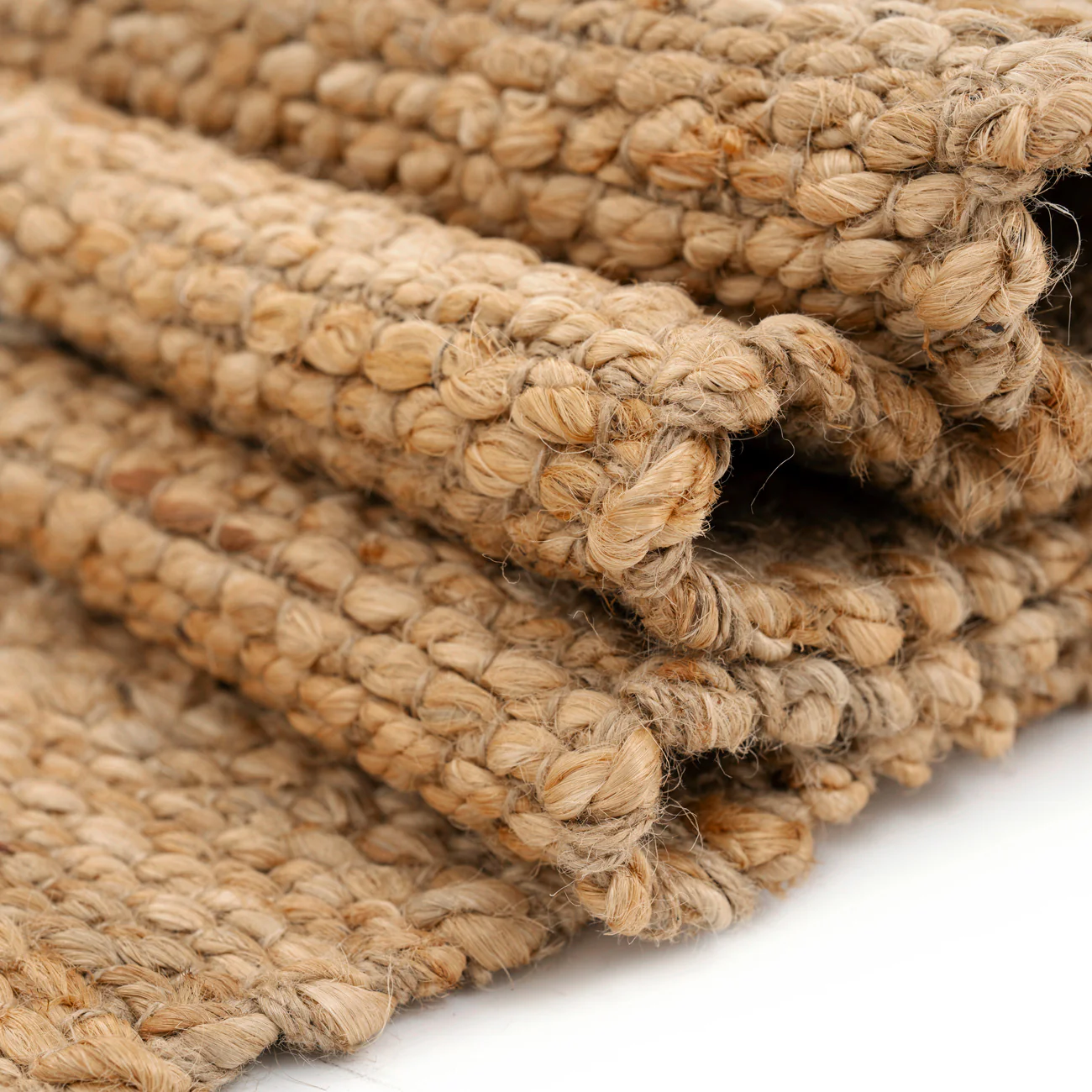 Handwoven Brown Jute Cross Stitch Runner - Callie - Image 7