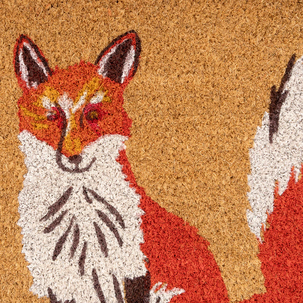 Hello Fox Coir Doormat - Image 4