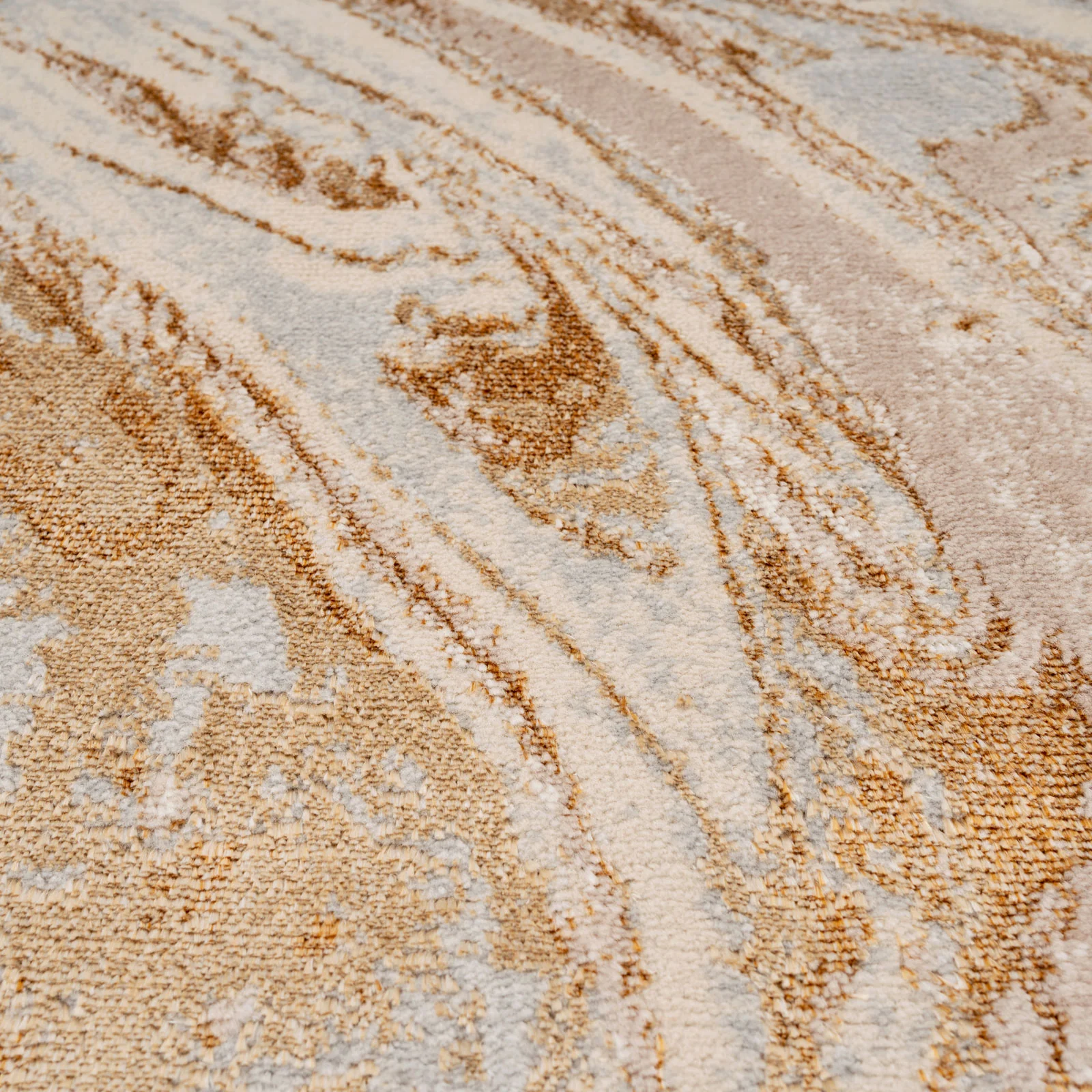 Luxury Marbling Beige Rug - Quartz - Image 4