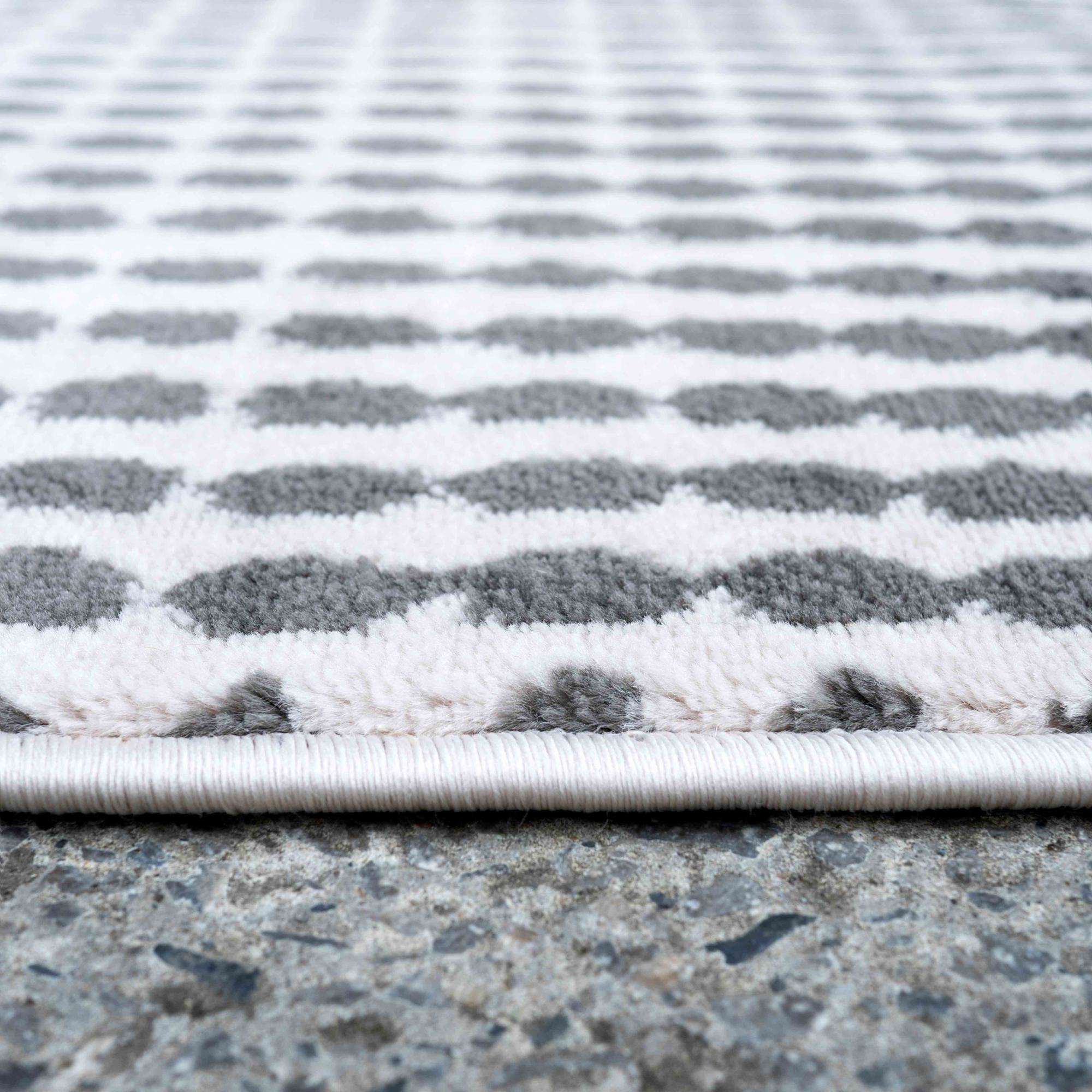 Modern Grey Spotted Ombre Effect Living Room Rug - Dottie - Image 7
