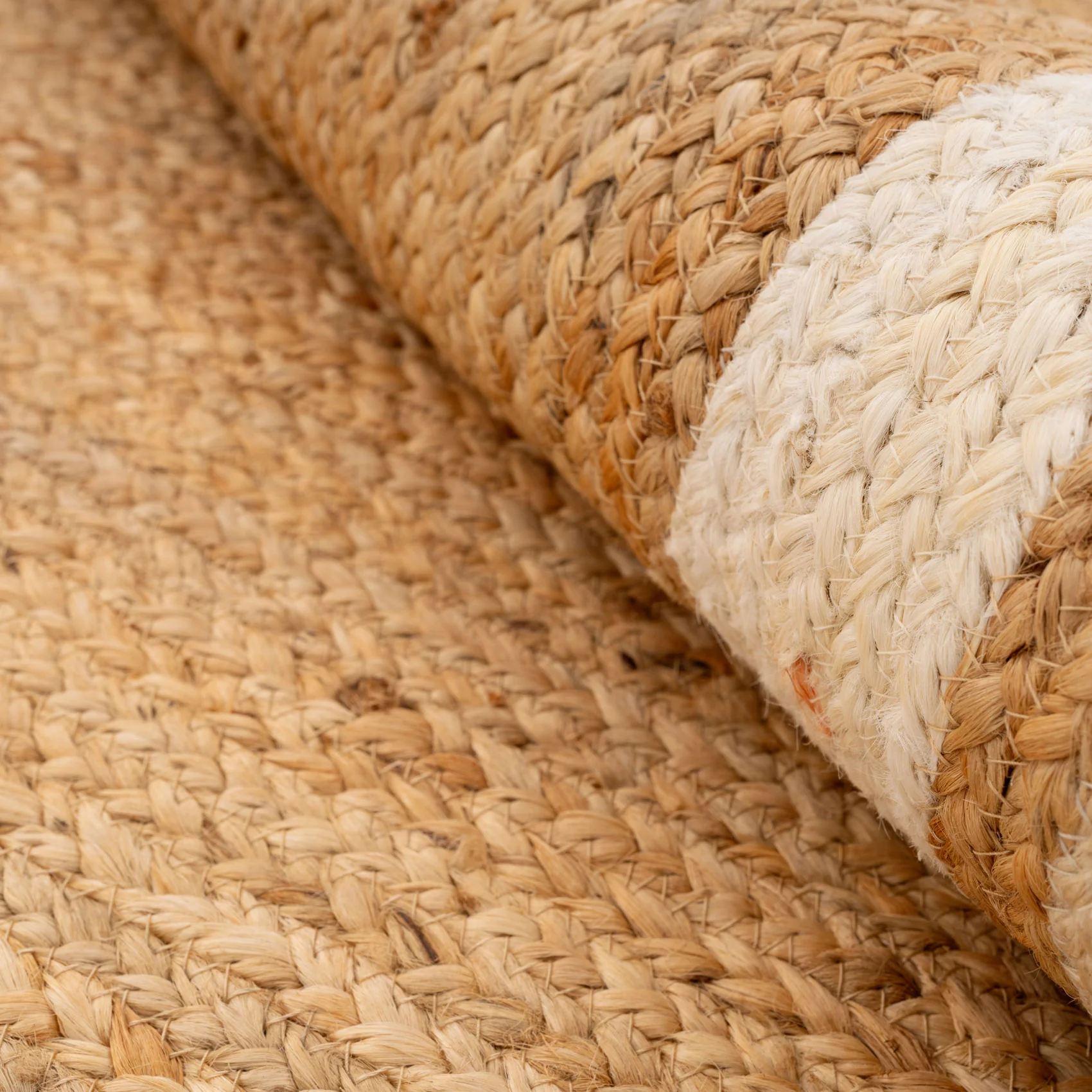 Natural Bordered Jute Runner Rug - Laurel - Image 10