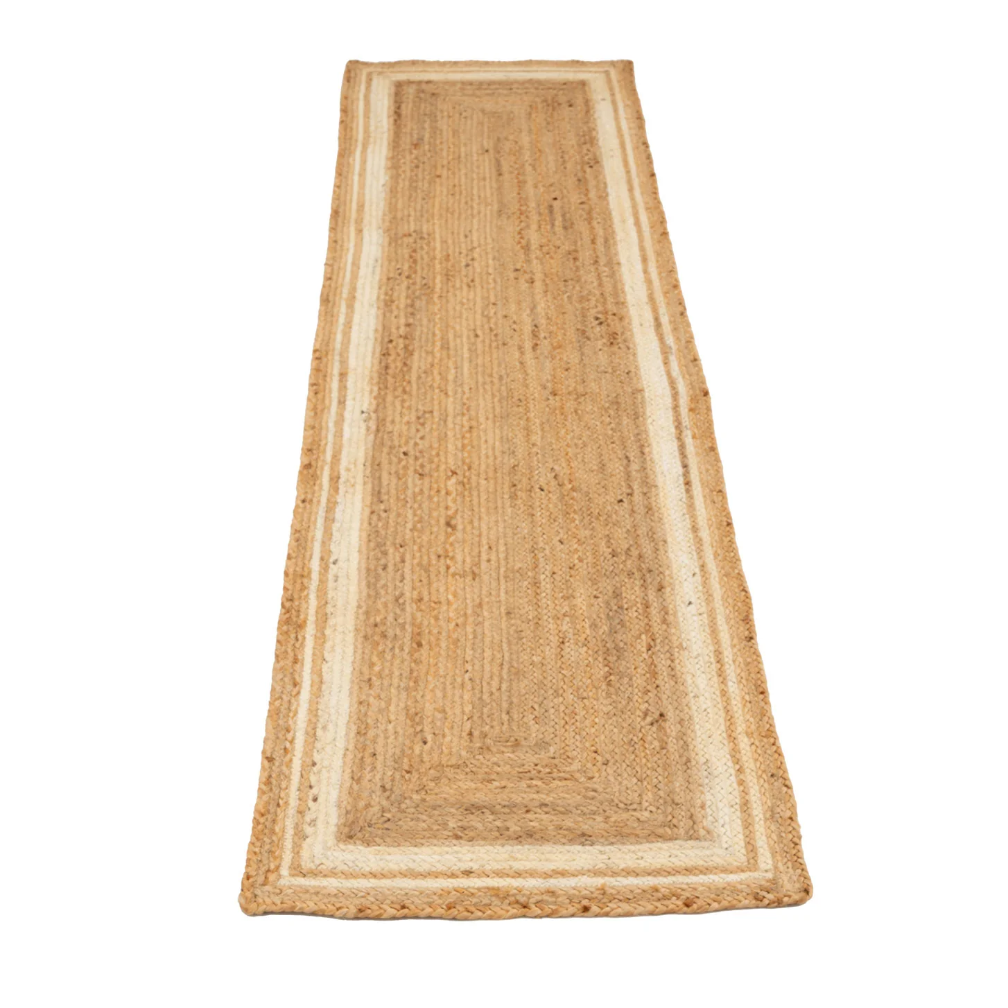Natural Bordered Jute Runner Rug - Laurel - Image 11