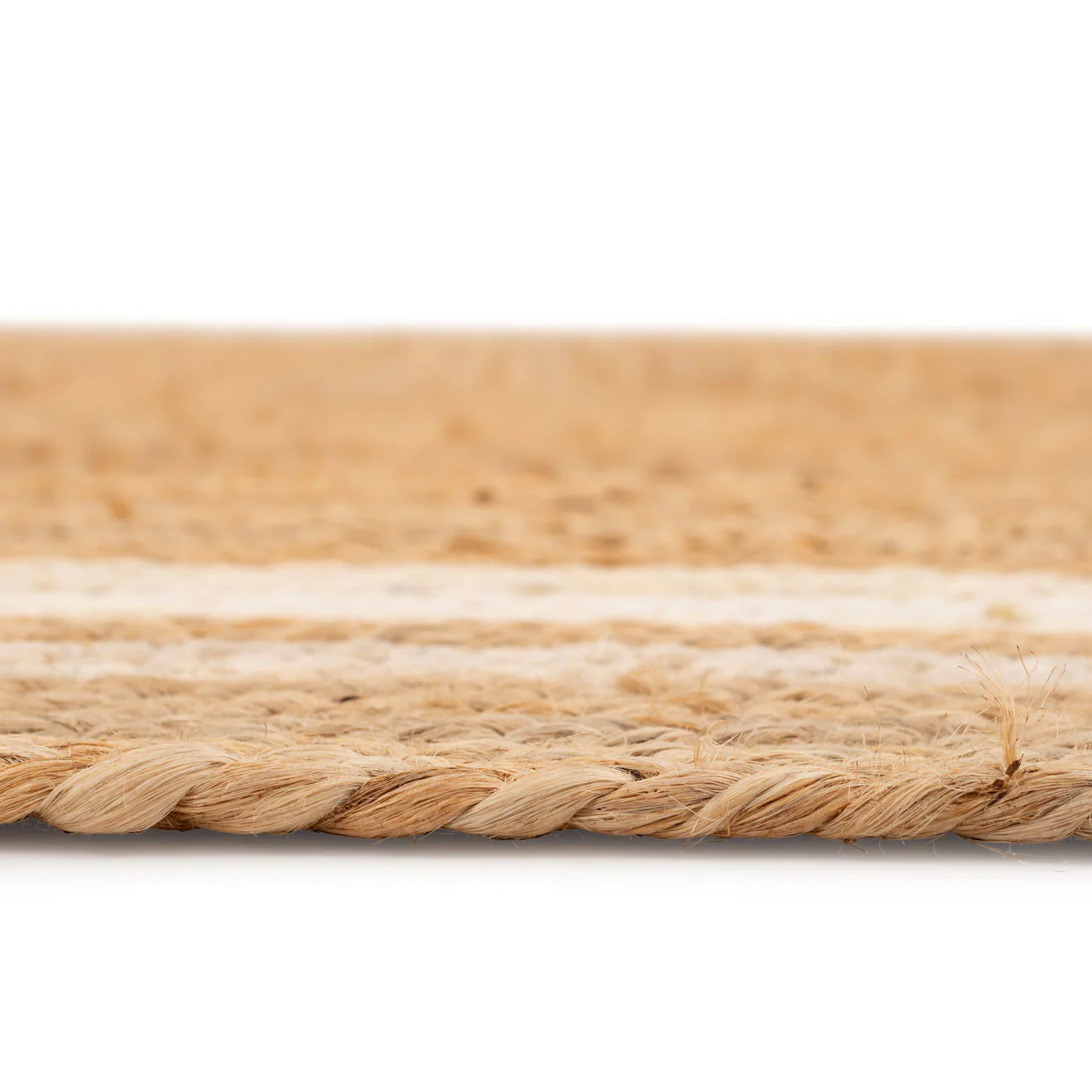 Natural Bordered Jute Runner Rug - Laurel - Image 7
