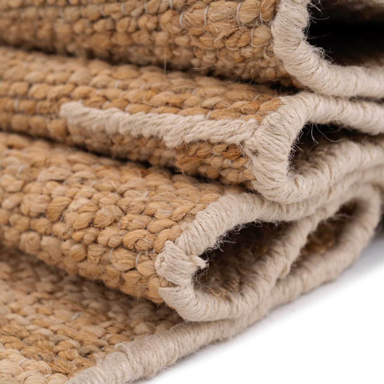 Natural Brown Jute Framed Runner - Annie - Image 5