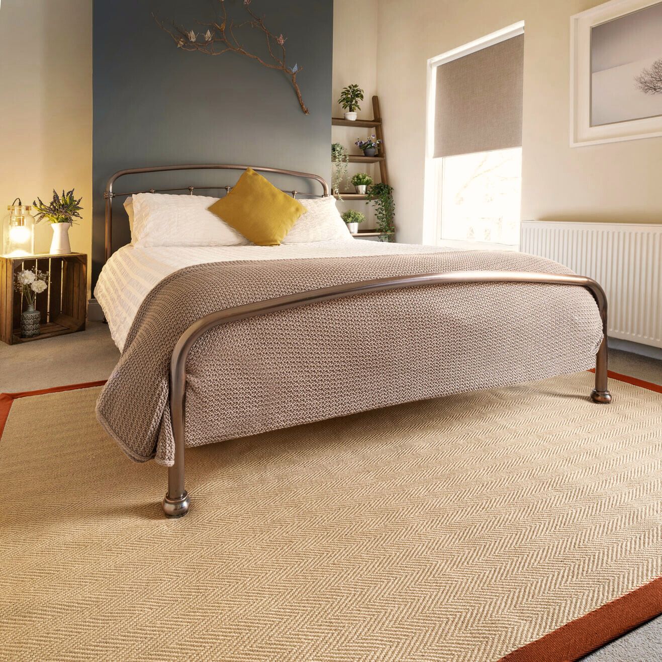 Natural Jute Border Rug - Choose Your Colour - Image 4