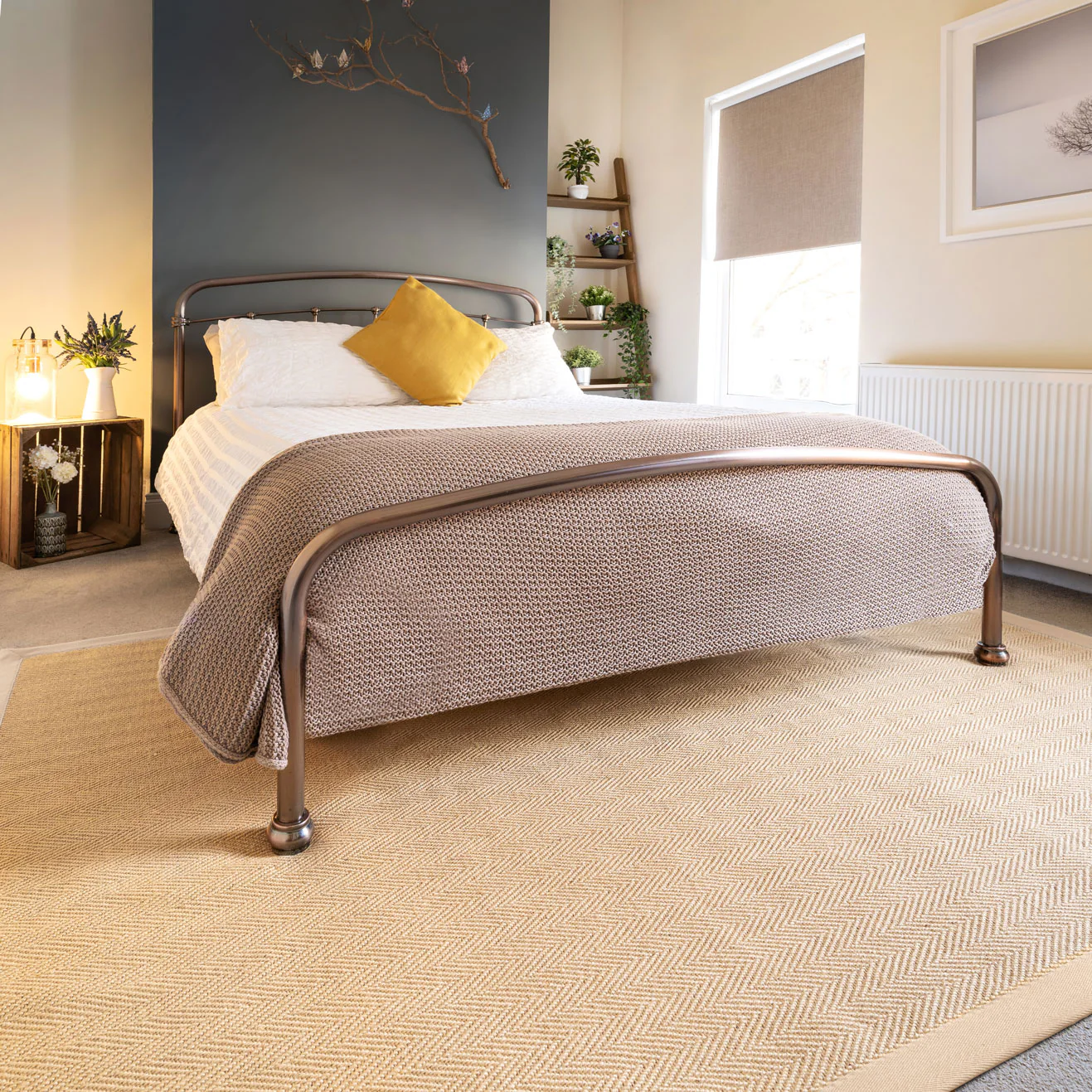 Natural Jute Border Rug - Choose Your Colour - Image 5