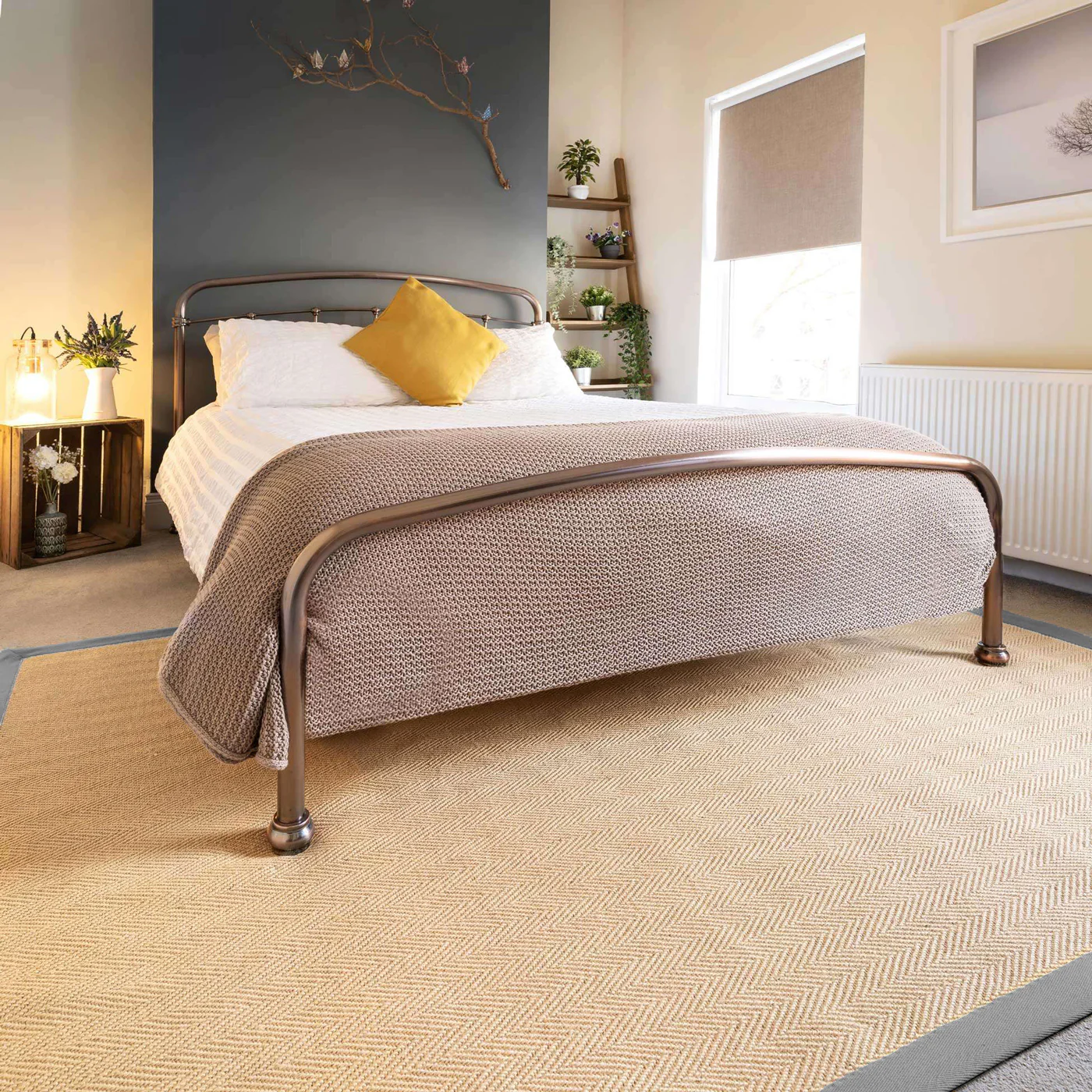 Natural Jute Border Rug - Choose Your Colour - Image 7