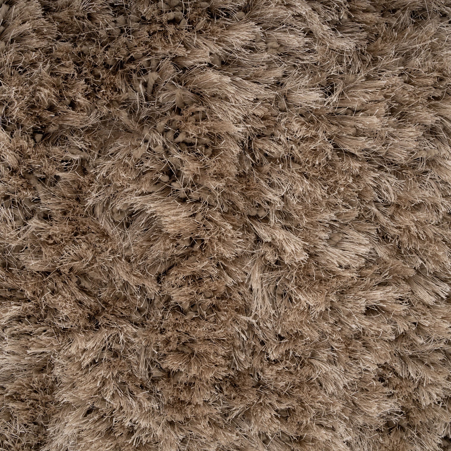 Plush Silver Grey Shaggy Circle Rug - Image 5
