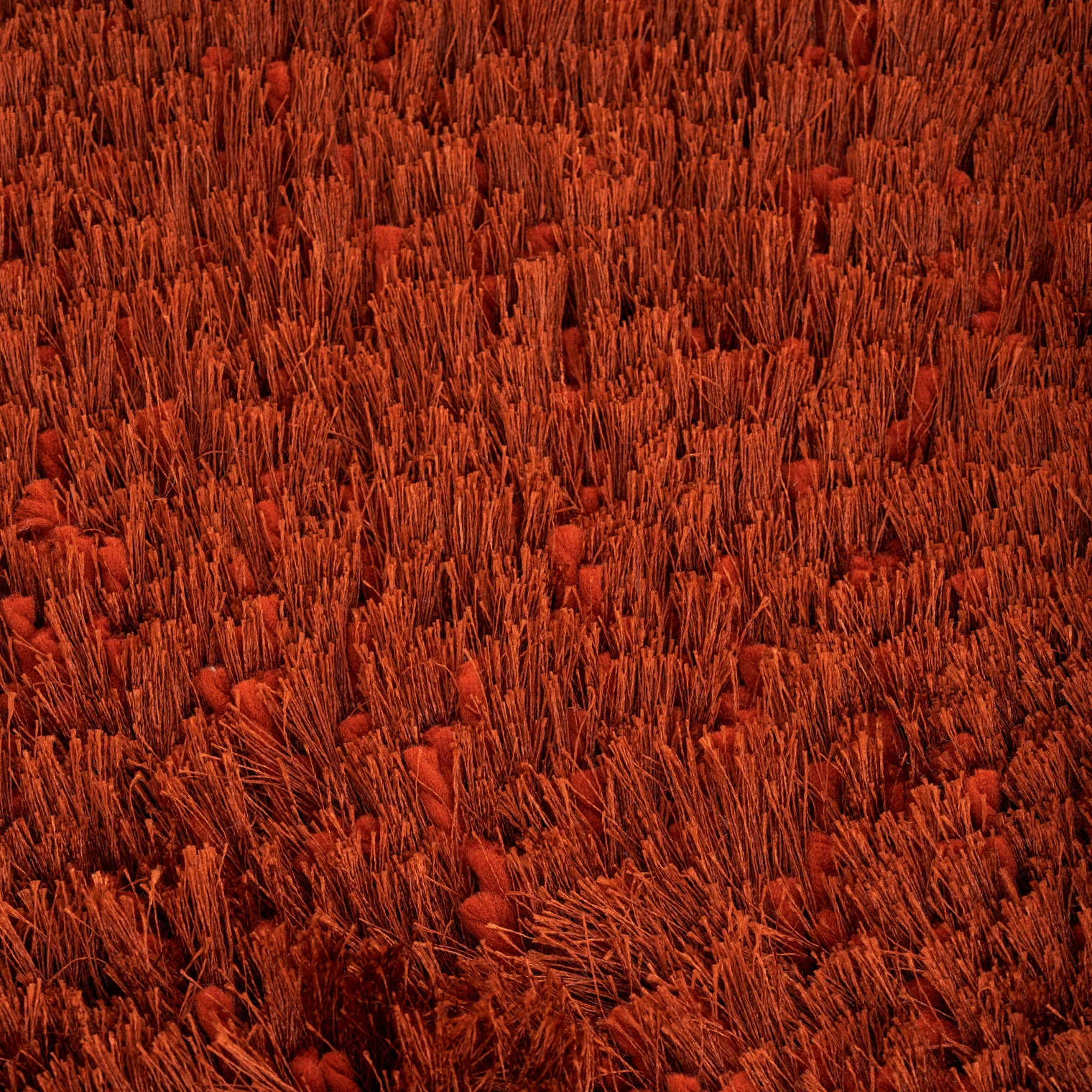 Plush Soft Rust Orange Shaggy Rug - Zia - Image 8