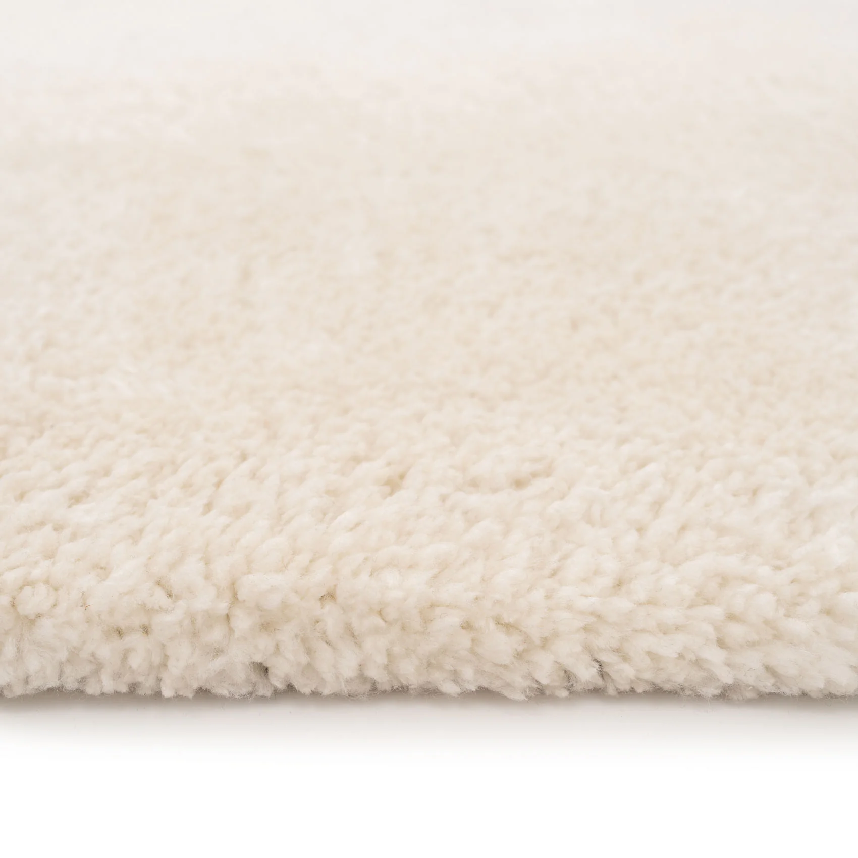 Premium Cream Shaggy Runner Rug - Lace - Image 3