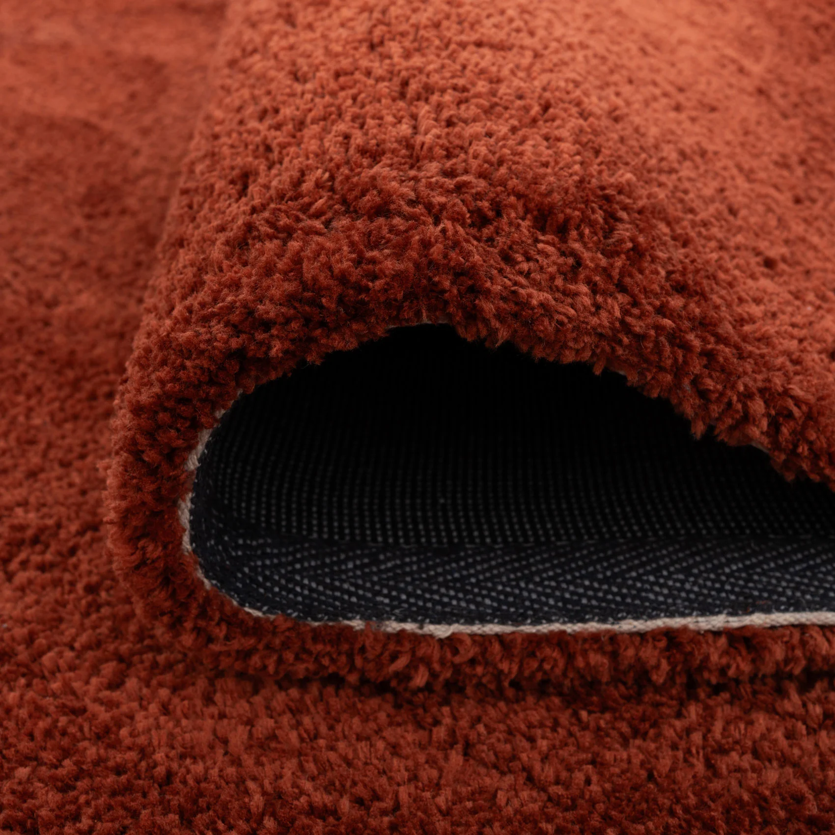 Premium Terracotta Shaggy Rug - Sienna - Image 7