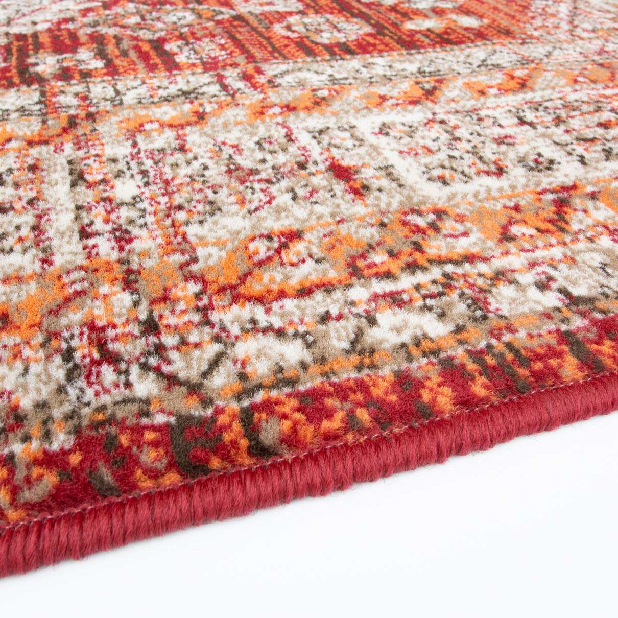 Red Traditional Kilim Living Room Rugs - Image 5