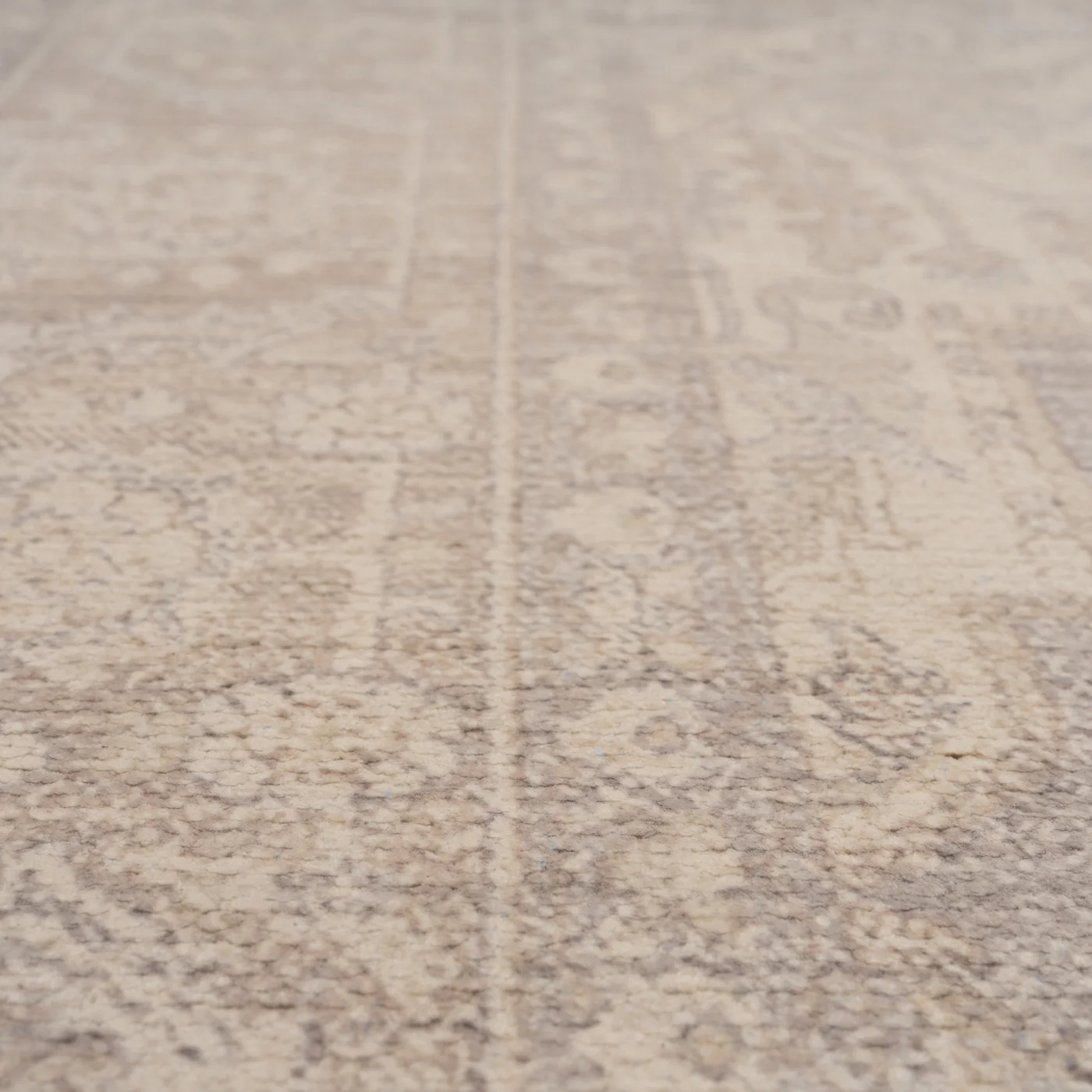 Soft Washable Vintage Beige Runner - Mariana - Image 5