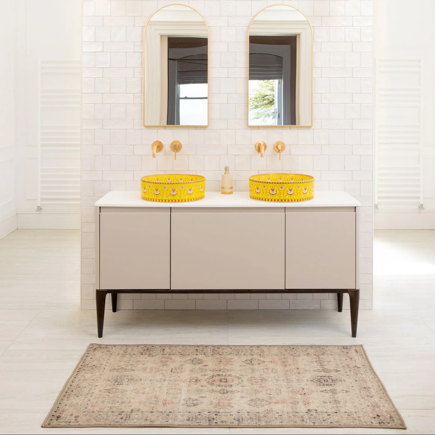 Soft Washable Cream Doormat - Elnora - Image 4