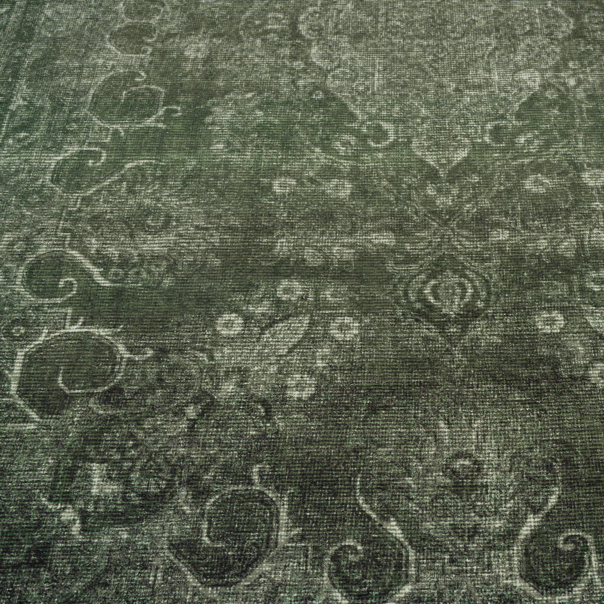 Soft Washable Green Medallion Runner - Maisie - Image 6
