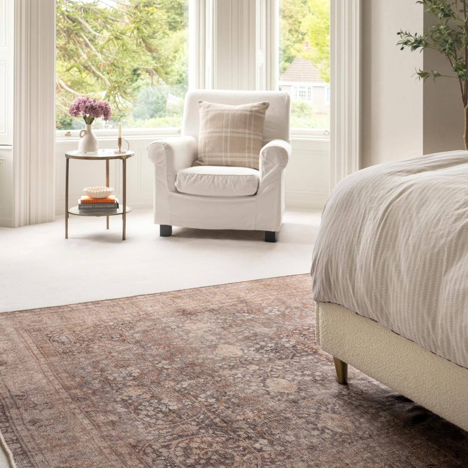 Soft Washable Heritage Brown Rug - Winnie - Image 5