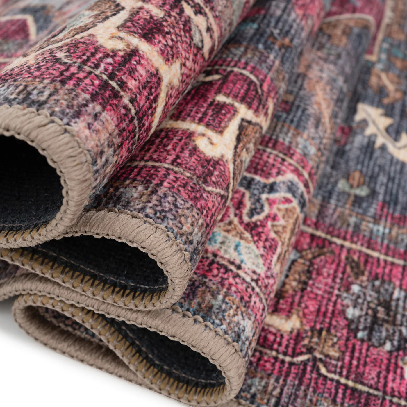 Soft Washable Multicolour Runner - Delphine - Image 7