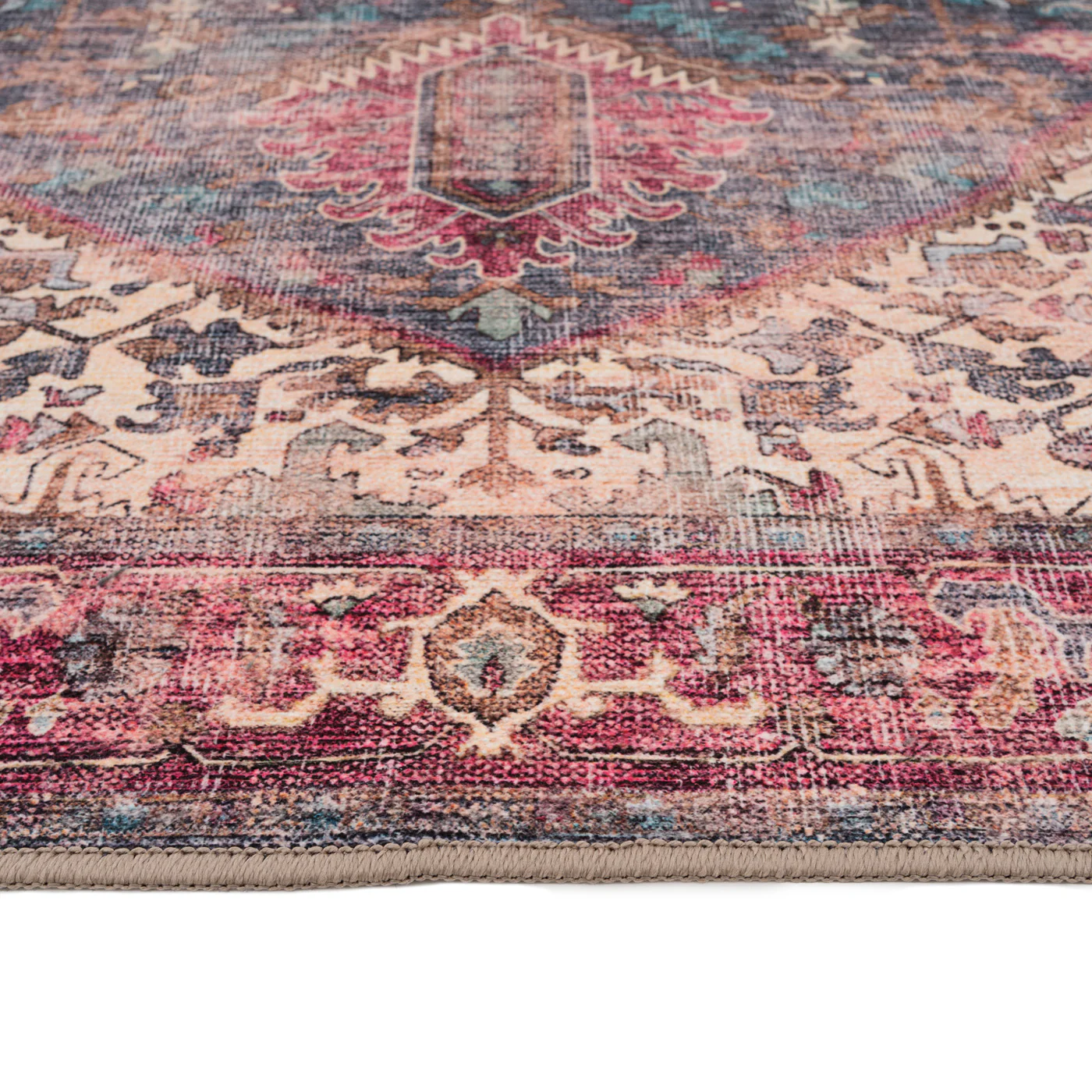 Soft Washable Multicolour Runner - Delphine - Image 6