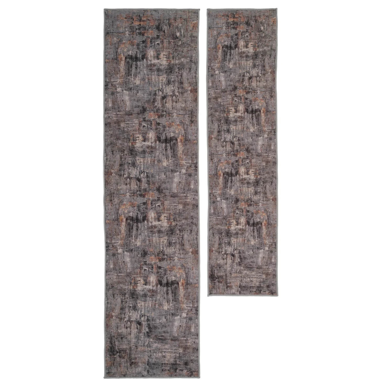 Soft Washable Abstract Grey Rug - Tara - Image 11