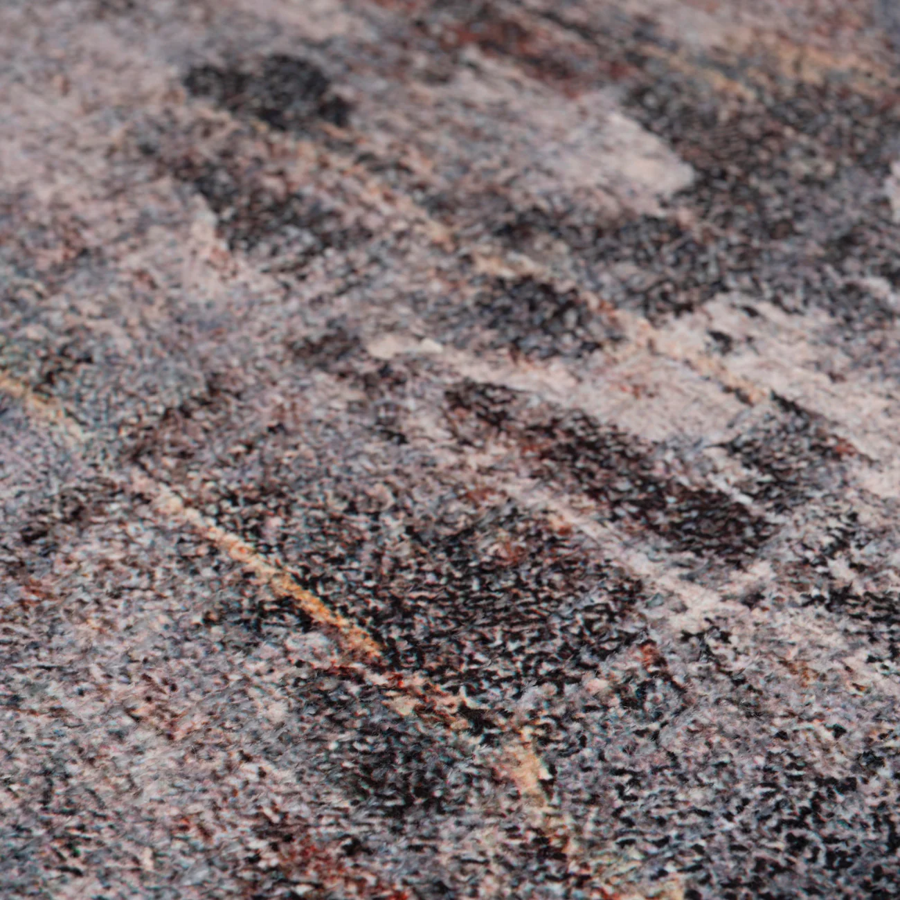 Soft Washable Abstract Grey Runner - Tara - Image 3