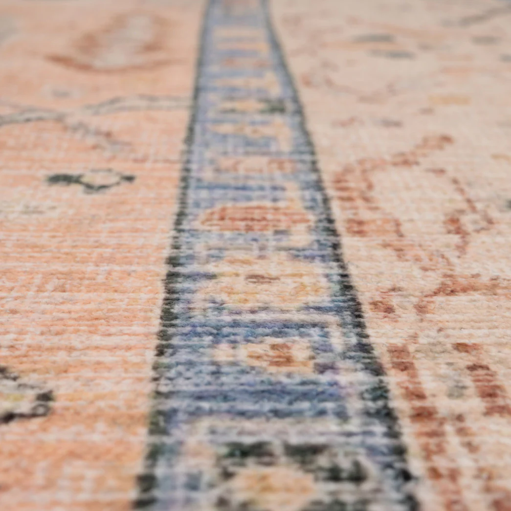 Soft Washable Vintage Multicolour Runner - Amelia - Image 8