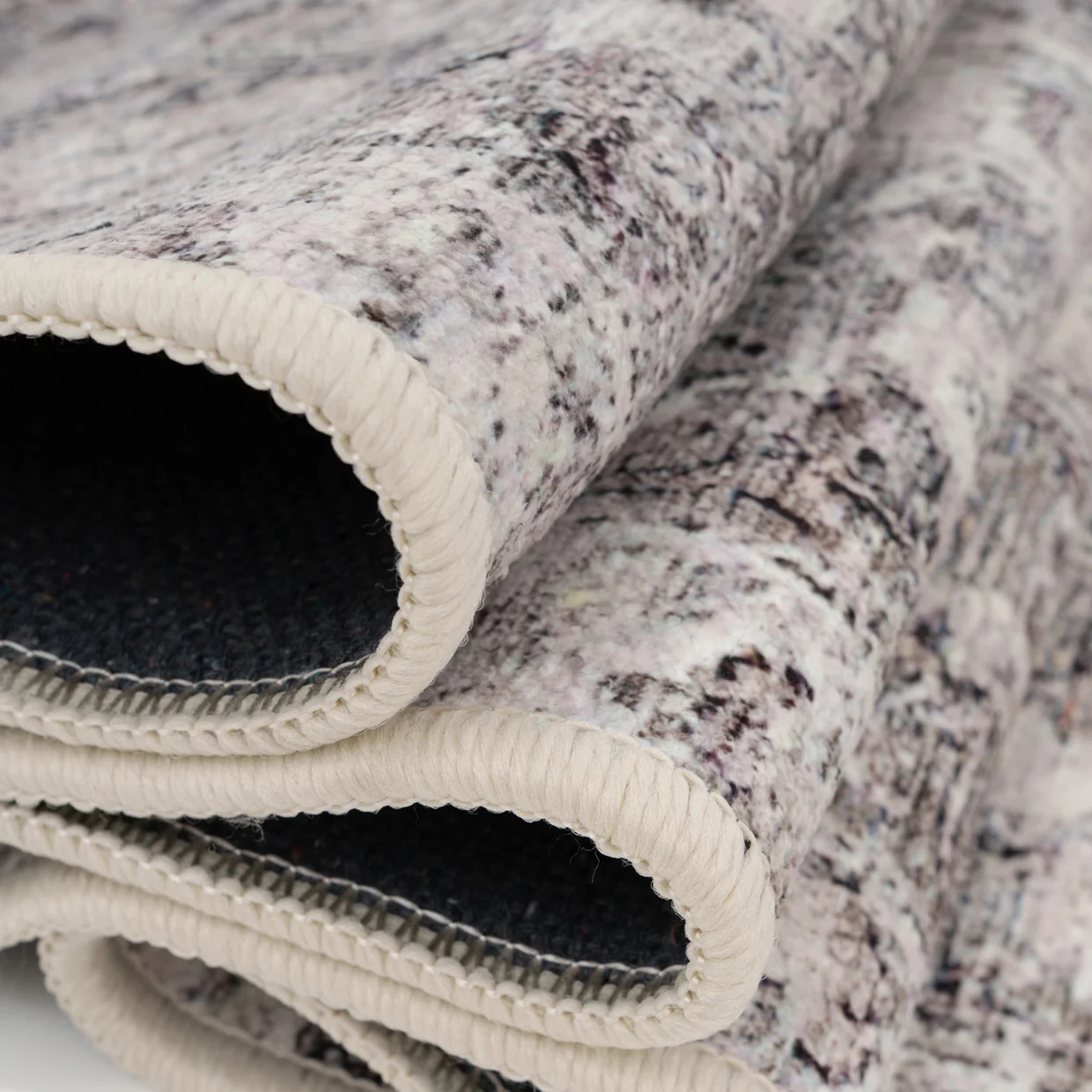 Soft Washable Vintage Greige Runner - Elsie - Image 5