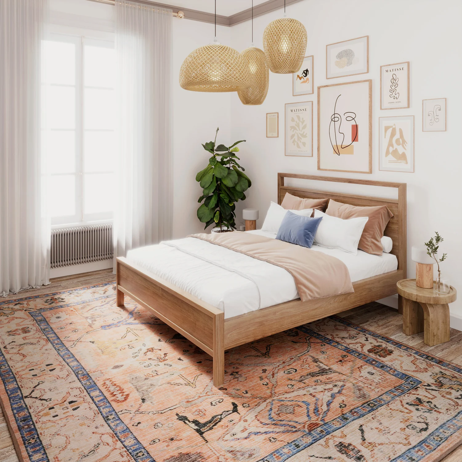 Soft Washable Multicolour Vintage Rug - Amelia - Image 5