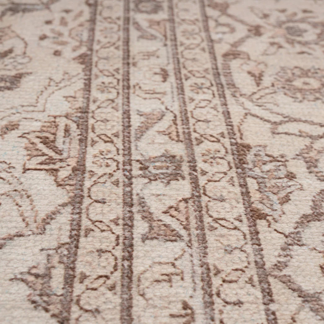 Soft Washable Cream Vintage Runner - Adeline - Image 6