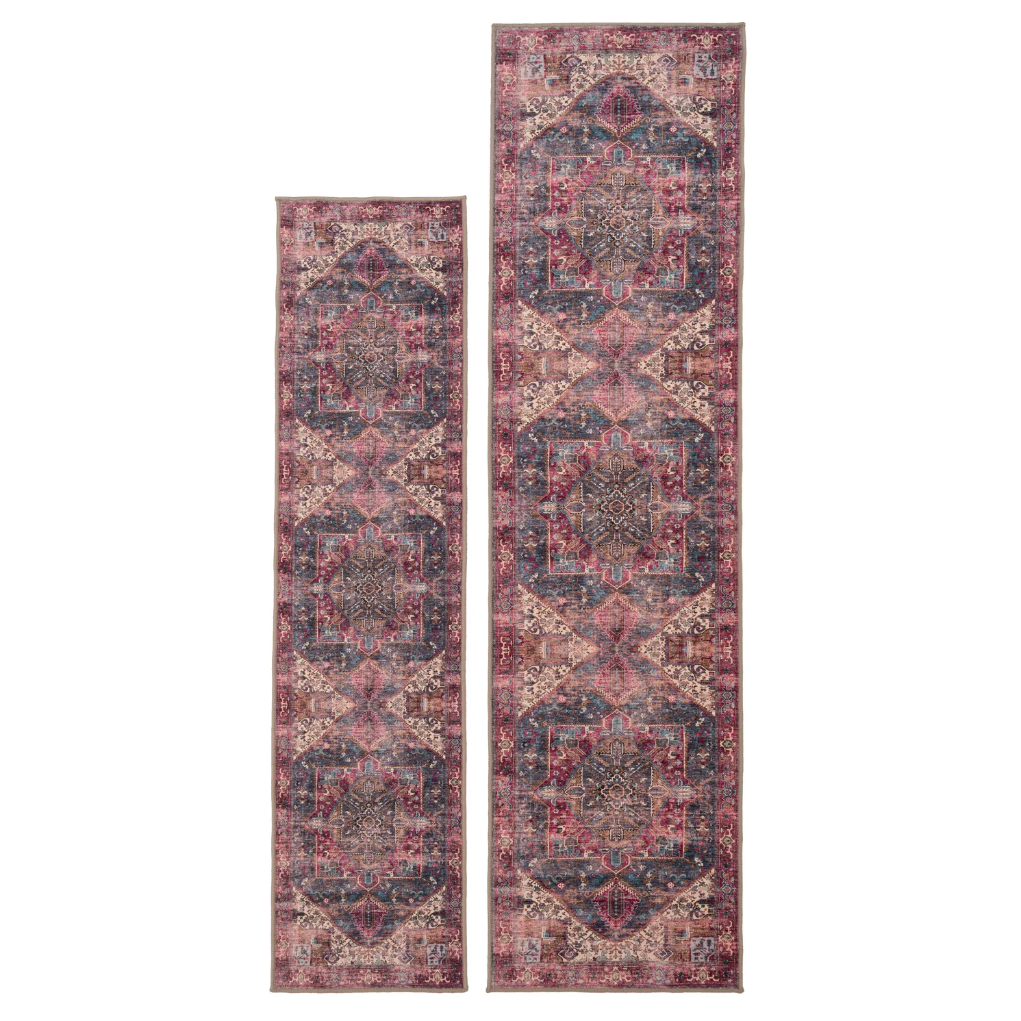 Soft Washable Multicolour Runner - Delphine - Image 9