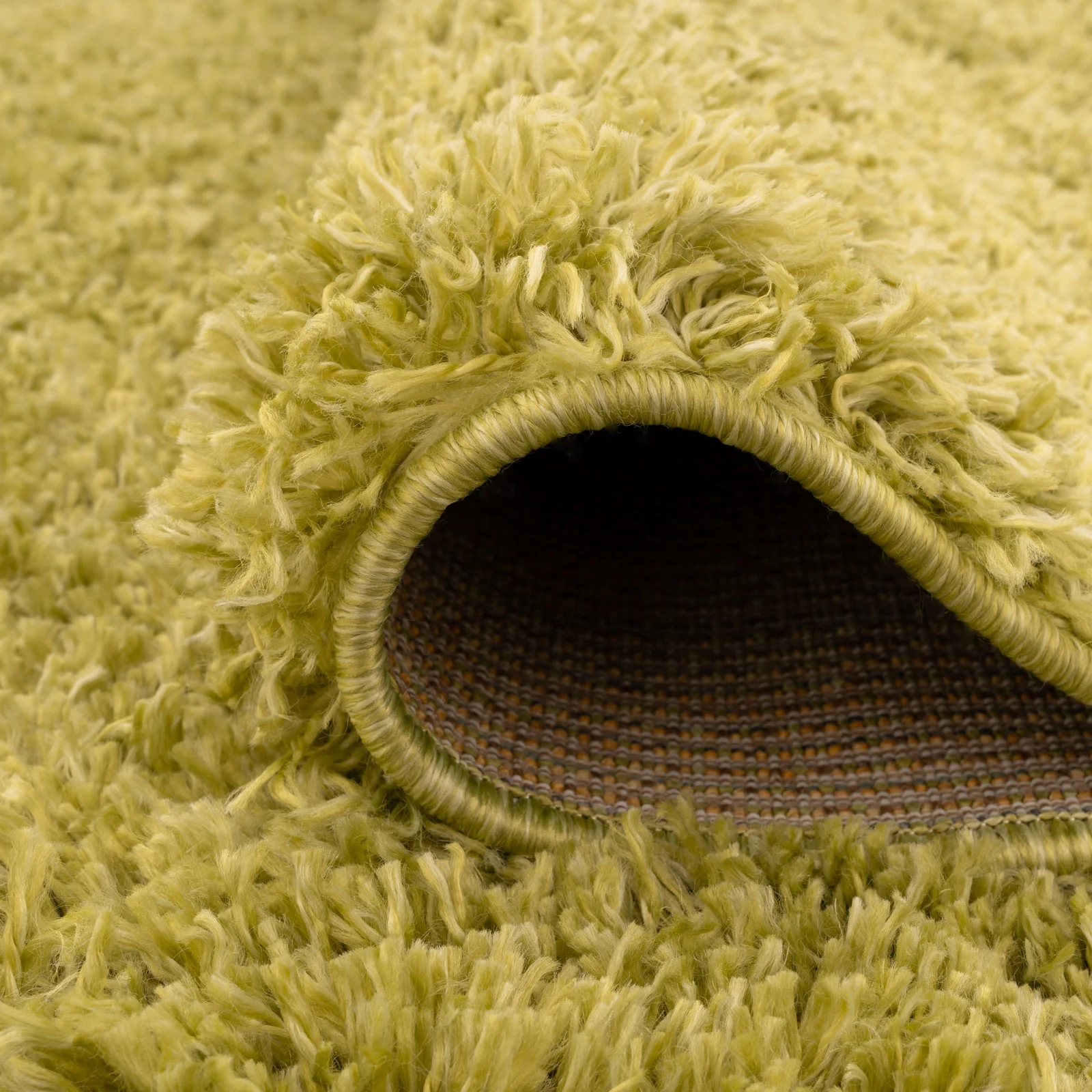 Soft Everyday Moss Green Shaggy Rug - Image 8