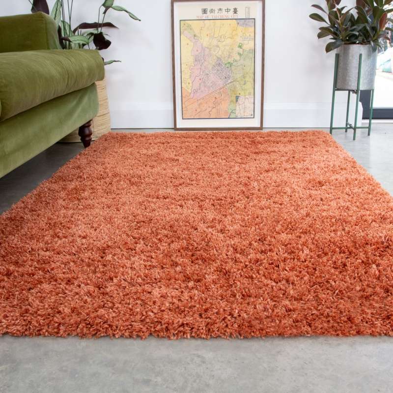 Soft Everyday Terracotta Shaggy Runner - Image 6
