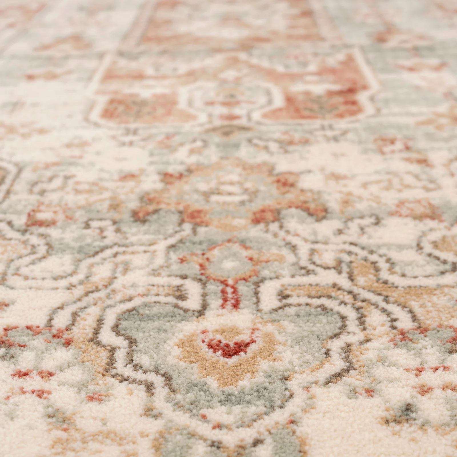 Traditional Plush Terracotta Rug - Selma - Image 10